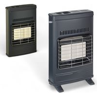 Stufa riscaldamento a gas metano infrarossi da parete o appoggio eco 40 watt 4200