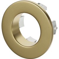 Colore Round Brushed Brass Basin Overflow Insert