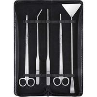Kit de acuario Aquascaping 5 en 1, tanque de acuario de acero inoxidable, herramientas para plantas acuáticas, pinzas, tijeras, espátula