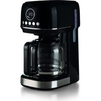 Cafetera de filtro moderna Ariete 1396, base de calentamiento de café americano, pantalla LCD, color negro