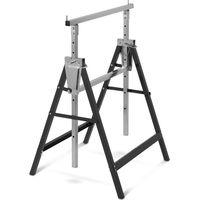Teleskopischer Metallbock 68x58x130cm - Faltbar - Ziegel