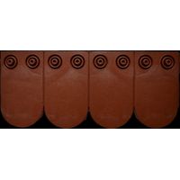 Schindel Plattenverbund Biber rotbraun 24 x 56 cm Dachschindel Dachverkleidung