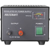 Voltcraft – Alimentation linéaire 13.8V 8A – FSP1138 – 110W avec protection anti-court-circuit – 1 sortie 4 mm pour laboratoire