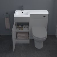 900mm Bathroom Basin Vanity Sink ONLY Left Hand High Quality Resin