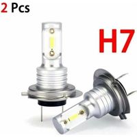Ampoules H7 LED 8000LM 6000K – Faisceau Hi/Lo – Étanchéité IP68 – Installation facile pour véhicules 12/24V