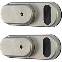 Antivol Gatelock double haute sécurité – Lot de 2 serrures anti-effraction en acier inoxydable – Système de verrouillage automatique – 3 clés incluses – Block Shaft