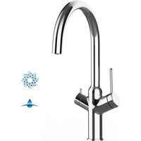 4 Wege Wasserhahn Kueche Spueltischarmatur Verchromt Kuechenarmatur mit U 360 schwenkbarem Auslauf - BOD Design