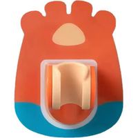 Lot de 1, pommeau de douche orange gratuit avec siège de douche réglable et fixe pour enfants Lotus punch Head, support de douche avec base pendulair