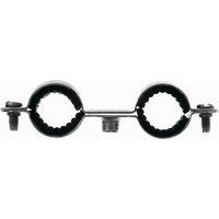 collier double isolé pour tube de 12 mm - boite de 50