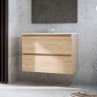 BATHME MADISON TOP Mueble de Baño con Lavabo Bambú - Medida: 60 CMS - ref: CNB161UU+SA.LIECO6146