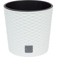 Maceta redonda Rato DRTUS200L con inserto Blanca