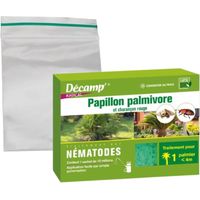 Nématodes SC anti charançon rouge du palmier 10M – Lutte biologique ciblée – Action rapide en 48h – Pour traitements préventifs et curatifs – Décamp'