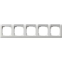 Plaque de finition Gira standard 55 sans vis 5 prises