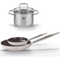 Lot Poêles 24 cm et 32 cm Elo Bistro Line avec Faitout 14 cm