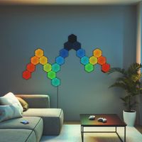 Nanoleaf Shapes Hexagon-Kit Leuchtend Schwarz 23 cm