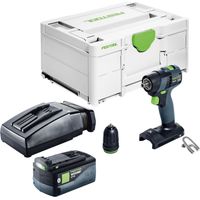 Festool TXS 18-Basic Akku Bohrschrauber 18 V 40 Nm Brushless + 1x Akku 5,0 Ah + Ladegerät + Systainer