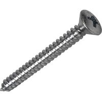 Scatola da 30 unità di vite autofilettante per lamiera con testa piatta in zinco 2,9x19mm Fadix