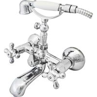 galindo 1929 6201340 grifo baño-ducha bimando envejecido bronce con accesorios de ducha
