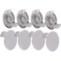 Couvercle de protection pour bobines de fil sur coupe-herbe, paquet de 4 Grey