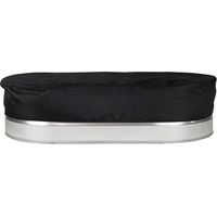 BRAVIX Couverture De Piscine Ovale, Couvertures Solaires pour Piscines Hors Sol, Couverture De Piscine, Couverture de piscine ovale de4ft pour hors sol, noir