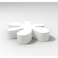 Austellungsplattform 100 cm aus glänzend weisses Polyethylen mod. Floris