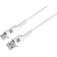 Datenkabel - USB A auf USB C maximale Leistung 66 Watt - Highspeed Datentransfer 480 Mbits, Länge 2000mm, weiß