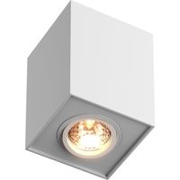 Zuma-Line Quadro lámpara de techo blanca cuadrada moderna