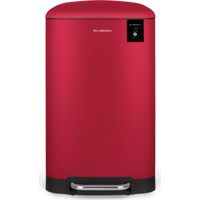 Papelera Les Collectors N°722 30L - rojo, cubo extraible, pedal en metal