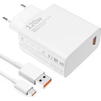 Câble de charge USB 120 W pour Xiaomi 15, 14T Pro, Ultra, 13T, 12T, Redmi Note 15, 14, 13, 12 Pro+ 5G et Poco X7 adaptateur secteur à charge rapide.