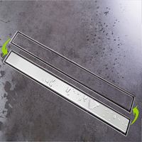 Caniveua de douche de 130 cm le modéle 2 en 1