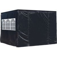 Packs Laterales Carpas Plegables - Pack 4 Laterales para Carpas 3x3 Master 2L1V1P - Negro