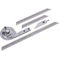 Horex Universalwinkelmesser im Satz, 3 auswechselbare Schienen