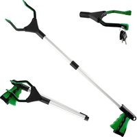 Pince ramasse détrituts ,81cm bâton de préhension,,Outil d'aide à la Portée pour Ramasseur de Déchets Pliable Réglable, Antidérapante Reacher Grabber Tool ,
