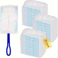 Lot de 30 recharges de plumeau jetables compatibles pour Une Utilisation Facile
