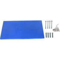 SimonRack Panneau Mural Perforé Porte-Outils avec 8 Crochets – 400x1500x35 mm – Acier Blu – Simonwork
