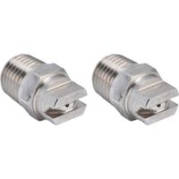 sprayer nozzle 2pcs Fan Nozzle Stainless Steel Wide Coverage Area Compact