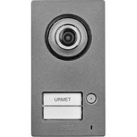 Urmet – Télécommande pour interphone et visiophone – Plaque d'appel MIKRA2 – IP55, IK07 – Caméra couleur CCD 1/3" – Angle de vue 60°