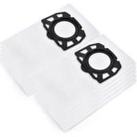 Lot de 10 sacs d'aspirateur - En non-tissé - Pour Kärcher 2.863-006.0 MV4 et Pour Kärcher WD4 WD5 / Premium / MV4 / MK5 / MV6