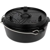Forno Olandese in Ghisa con Base Piatta 5.5LT Petromax - FT6-T