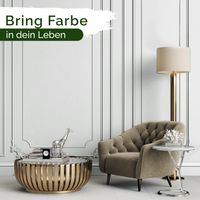 Peinture murale Lila Berry mate pour intérieur – Pouvoir couvrant classe 1, sans COV, sans apprêt, à faible écoulement – Salon et chambre – 5 L – Veluxis (Berry Taupe)