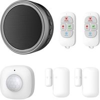 Alarm Kit -KYF - 868Mhz - Eingebaute Wifi-Sirene 90dB - 2 Lichtblitze - 2 Fernbedienungen