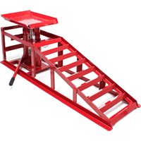 Auffahrrampe mit hydraulischem Wagenheber 2000kg höhenverstellbar Reifenbreite bis 225mm