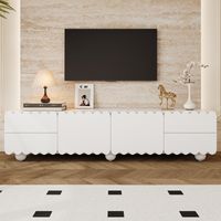 Meuble TV moderne / Console multimédia / Panneau mural TV / Meuble bas TV. Doté d'un design unique.