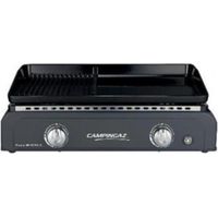 CAMPINGAZ plancha asar gas blue flame xd twin , Plancha asar gas Blue Fame XD Twin. -Marca: Campingaz. -La proporción parrilla/plancha es de aproximadamente 40/60 para asegurar que