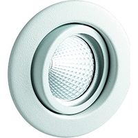 SPOT ENCASTRABLE EN MÉTAL POUR MR16, SANS ANNEAU DE RETENUE, ORIENTABLE, IP20, BLANC RUTEC R55111-M