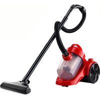 Aspirateur Cyclonique Sans Sac 1000 Watt Avec Jeu D'accessoires Aspirateur Puissant Avec Jeu De Buses Ensemble De Neuf Pièces , Brosse Anti-Acariens, Élément Filtrant, Réservoir À Poussière 1.8 L