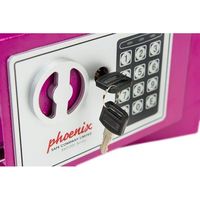 Phoenix-safe Coffre-fort électronique luxe rose 5 litres