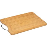 5five - tabla de cortar de bambú 42x30cm con mango