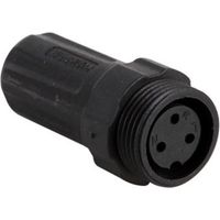 Conectores de audio hembra impermeable de 3 pines 166055