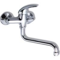 Novaservis Metalia 55 - Mitigeur d'évier 150 mm, levier médical, chrome 55070L/T,0